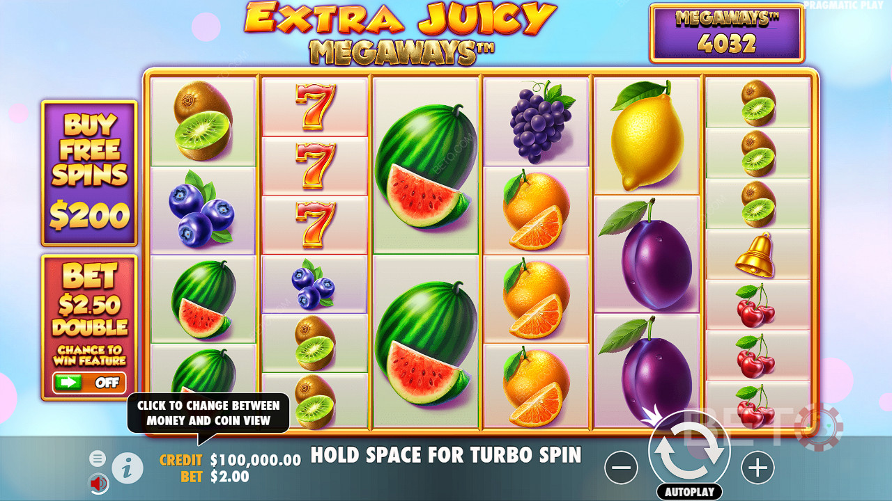 Game Slot Tema Buah - Extra Juicy Megaways