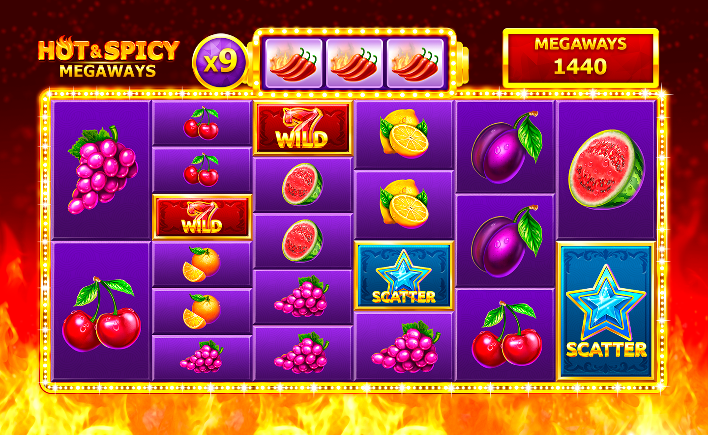 Onlyplay Slot - Hot and Spicy Megaways 